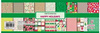 Papier do scrapbookingu dwustronny 30,5 x 30,5 cm HAPPY HOLIDAYS 9 szt. ScrapBerry`s